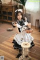 Beautiful Kwon Hyuk Jeong cute pose with maid outfit (13 photos) P2 No.92b614 Image No. 23